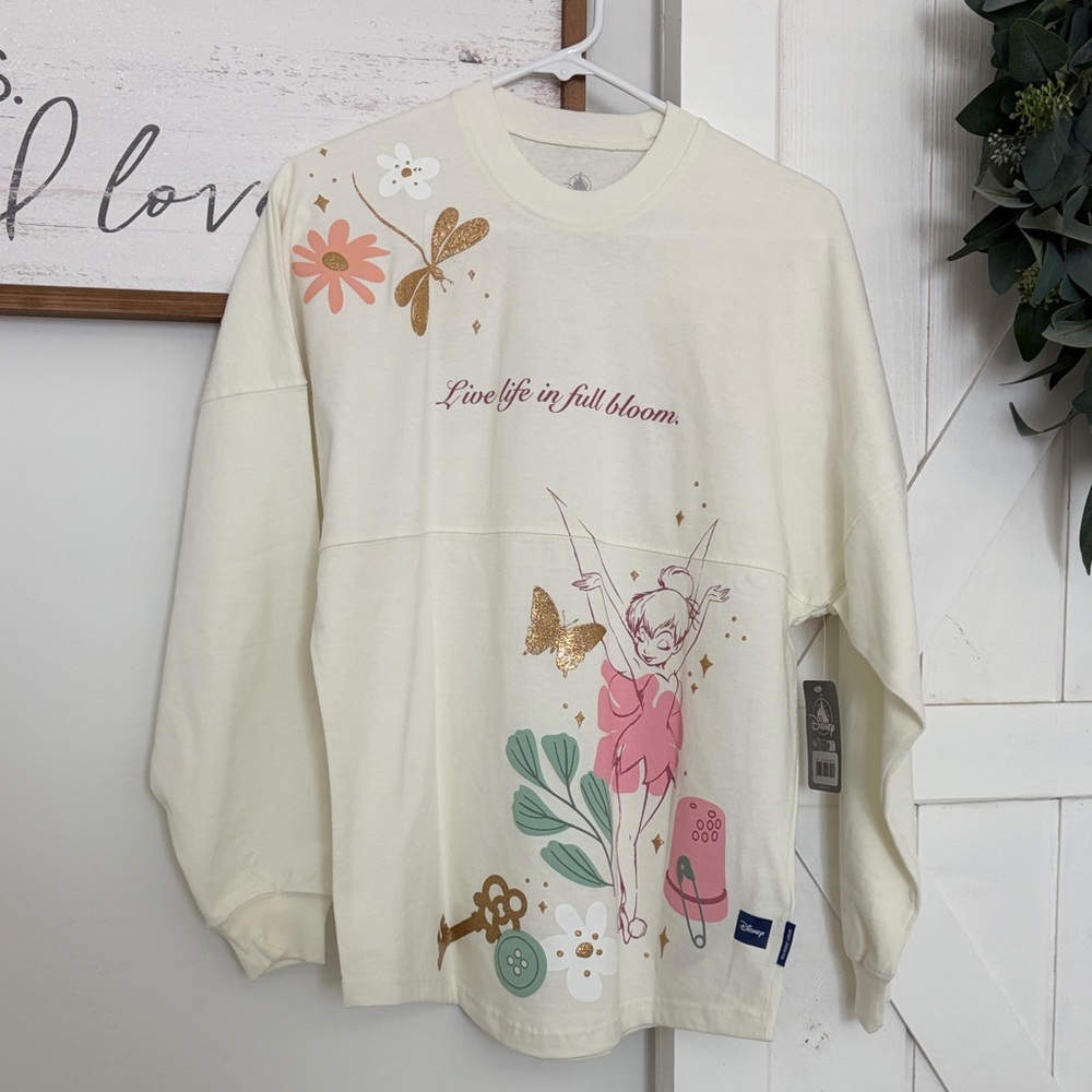 Cream Disney Tinker Bell Spirit Jersey